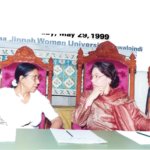 Lecturing at Fatimah Jinnah Women University (1999)