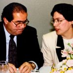 At a dinner with Justice Antonin Scalia (2006)
